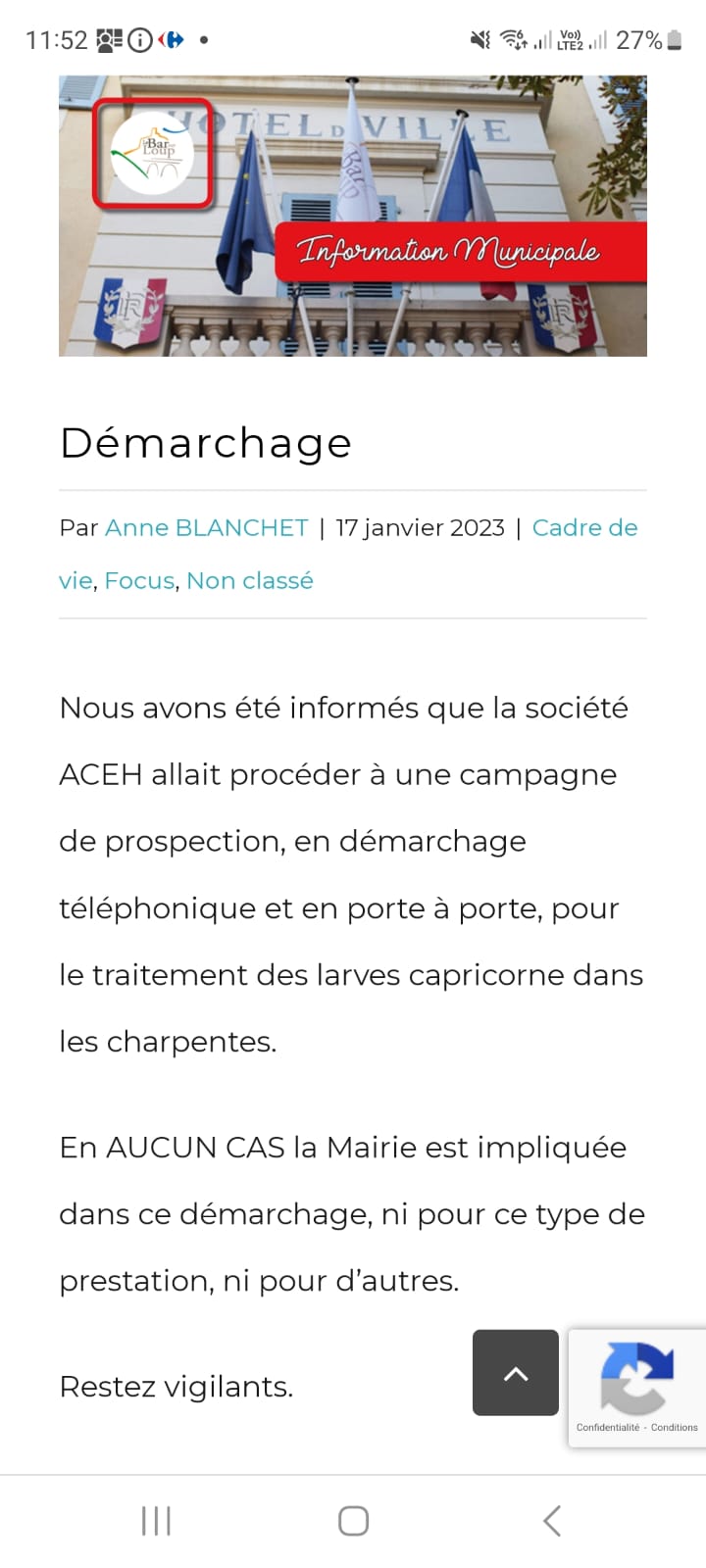 Photo n° 1 de l'avis de Dam's. fait le 13/10/2023 à 14:12