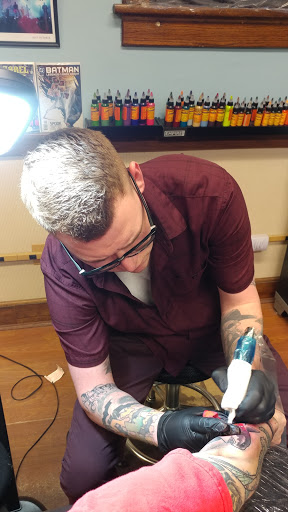 Explore small chest tattoo ideas, creative tattoo ideas in Marshfield, available at Out of the Blue Tattoo
