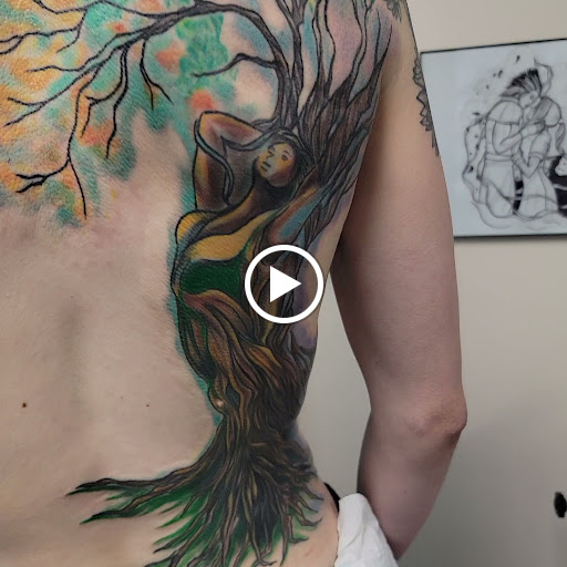 Explore kirby tattoo ideas, creative tattoo ideas in Traverse City, available at Pinups & Needles