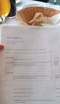 Menu du O Pedrouços à Lisbon