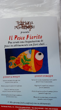 Trattoria MontePaolo con Locanda - Specialita' Carne Chianina à Dovadola carte