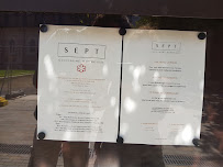 Restaurant SEPT à Toulouse - menu / carte