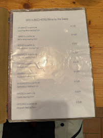 Menu / carte de Al nido della Cinciallegra à Neive