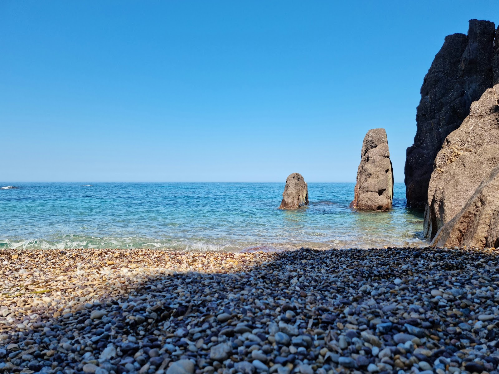 Spiaggia di Portu Raffa的照片 位于自然区域