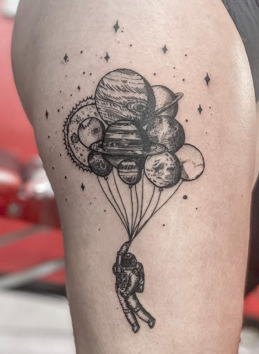 Explore tattoo ideas for family initials, creative tattoo ideas in El Paso, available at Pumping Ink Tattoo Parlor