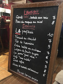 Restaurant français Restaurant 14 Juillet à Paris (le menu)