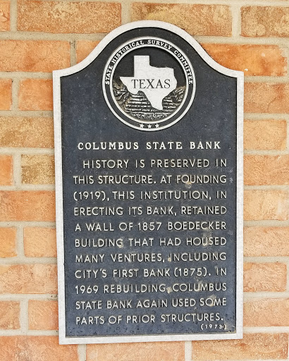 Columbus State Bank in Columbus, Texas
