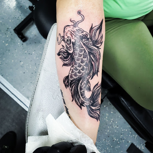 Explore nautical star tattoo ideas, creative tattoo ideas in Cuyahoga Falls, available at Sick Skins Skin Art Studio