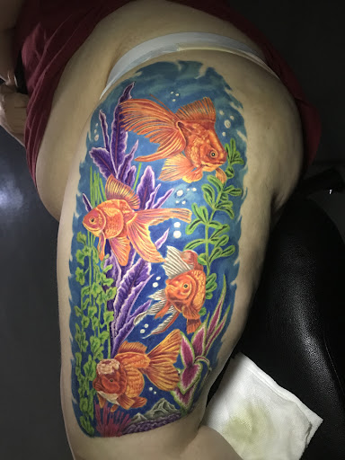 Explore st michael tattoo ideas, creative tattoo ideas in Taylor, available at Solid Tattoo LLC