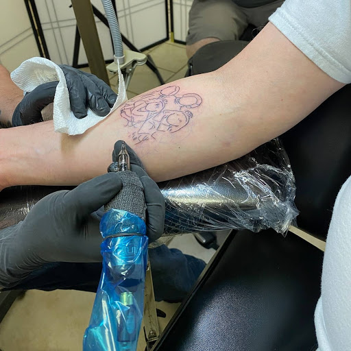 Explore babygirl tattoo ideas, creative tattoo ideas in Stamford, available at KE Tattoo Studio