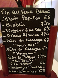 Menu du Le Rond de Serviette à Belfort