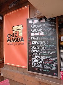 Chez Magda à Paris carte