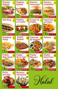 Menu du Kebabberia Duranni à Marina di Ginosa