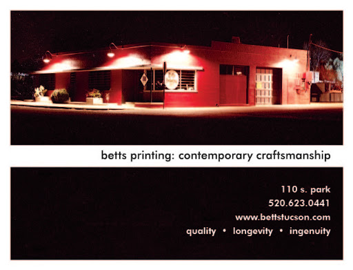 Commercial Printer «Betts Printing Co», reviews and photos, 110 S Park Ave, Tucson, AZ 85719, USA