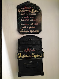 Osteria dei Sani à Sasso Marconi menu