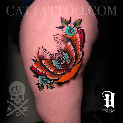 Explore tattoo scar cover up ideas, creative tattoo ideas in Addison, available at Cat Tattoo