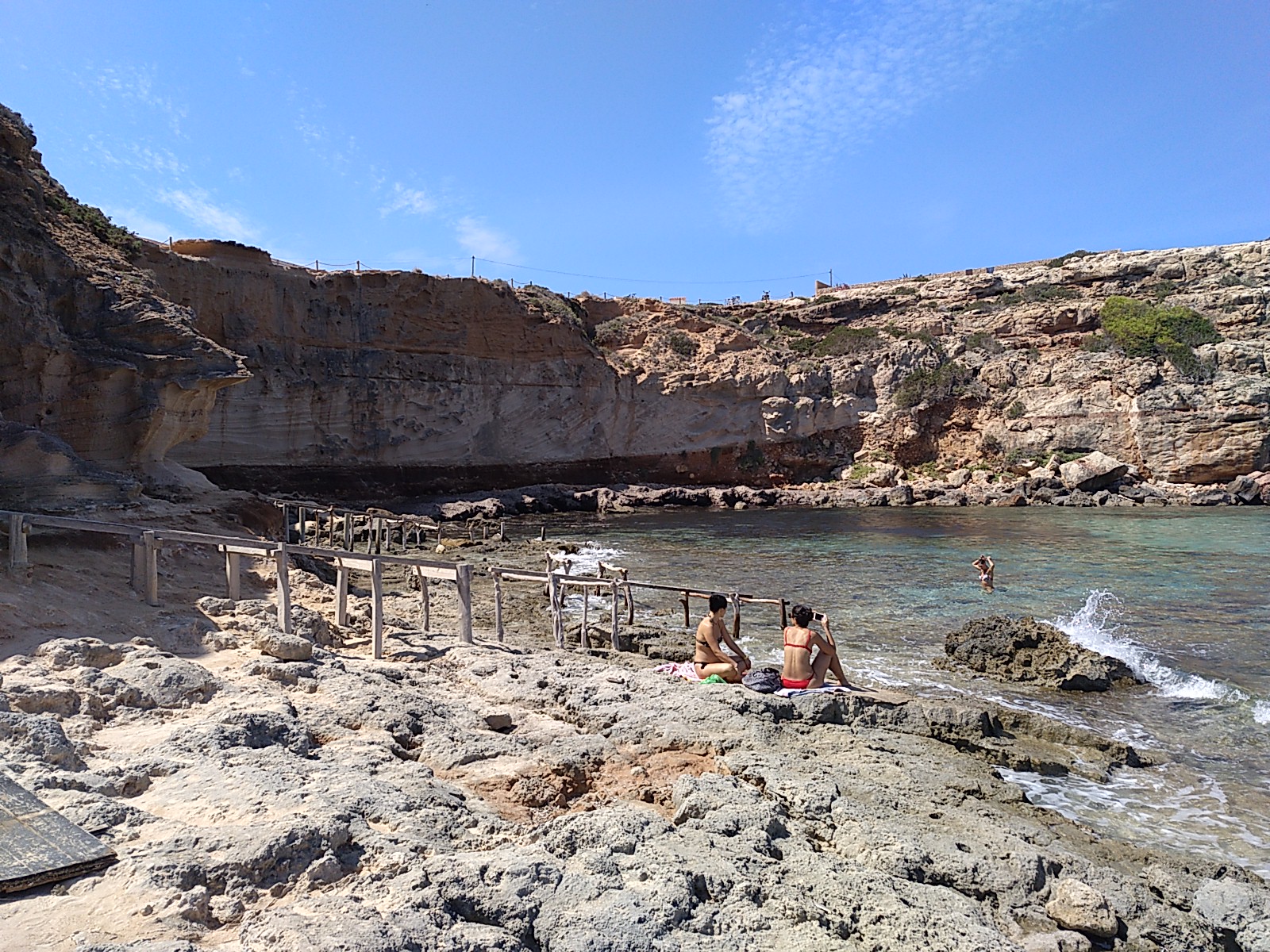 Photo of Cala en Baster and its beautiful scenery
