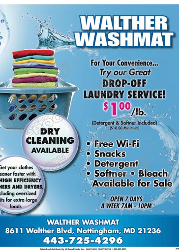 Laundromat «Walther Washmat», reviews and photos, 8611 Walther Blvd, Nottingham, MD 21236, USA