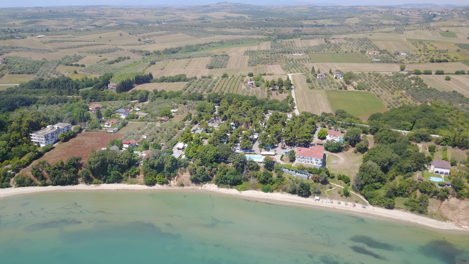 Foto de Agiannis beach área de servicios