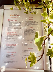 Menu / carte de Restaurant Prik Thaï à Paris