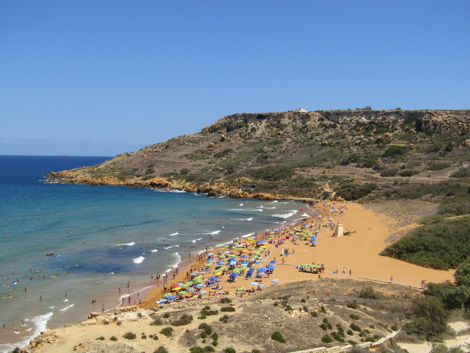 Zdjęcie Plaża Ramla z przestronna zatoka