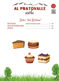 Restaurant italien Al Pratovalle RISTORO di Cristina Franciscono à Sordevolo - menu / carte