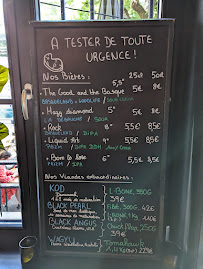 Babe à Lille menu