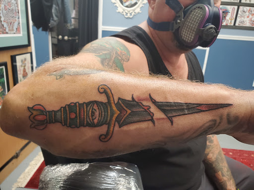 Explore gospel tattoo ideas, creative tattoo ideas in Red Bank, available at Front Street Tattoo