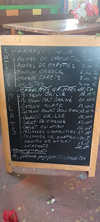 Menu / carte de Restaurant Le Titiris à Le Vauclin