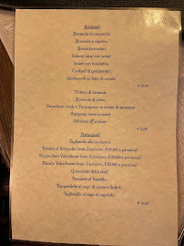Ristorante Il Vassallo à Chiesa in Valmalenco carte