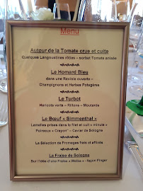 Restaurant L'oratoire à Blois - menu / carte