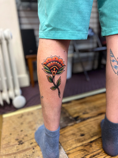 Explore tattoo wolf ideas, creative tattoo ideas in Eureka Springs, available at Sailors Luck Tattoo