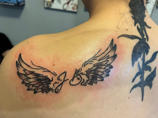 Explore mf doom tattoo ideas, creative tattoo ideas in Evansville, available at Daddy-O Tattoo Studio