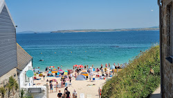 Foto di Porthgwidden Beach e l'insediamento