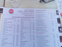 Go by le Cap Mechant à Saint-Paul menu
