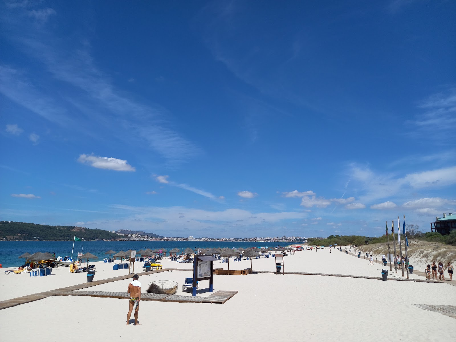 Valokuva Beach Troia Marista. ja asutus