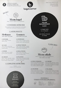 Bagel Corner - Bagels - Donuts - Café à Montpellier carte