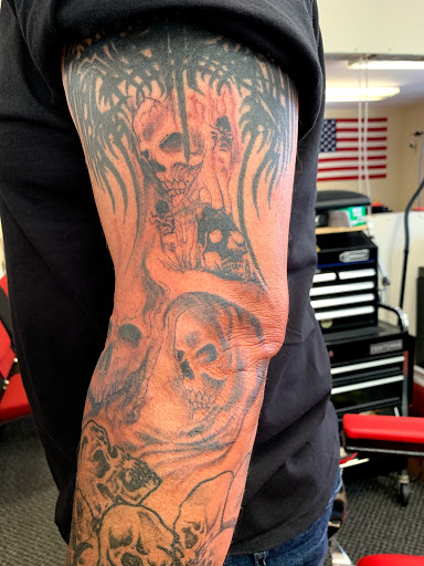 Explore father and daughter tattoo ideas, creative tattoo ideas in Charlottesville, available at Mystic Tattoo and Body Piercing