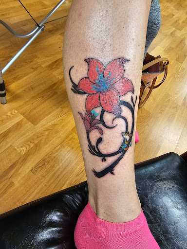 Explore volcano tattoo ideas, creative tattoo ideas in Madison, available at Golden Phoenix Tattoo Co.