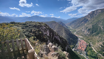 Point de vue sur Villefranche de Conflent à Corneilla-de-Conflent