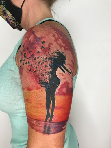 Explore zebra tattoo ideas, creative tattoo ideas in Katy, available at Family Tattoo Studio