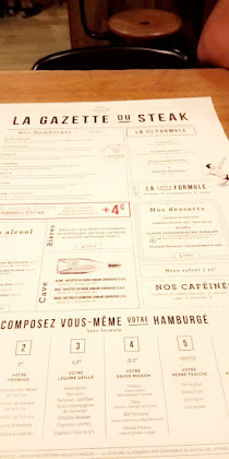 menu du Restaurant de hamburgers Big Fernand à Lille