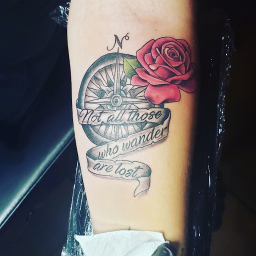 Explore louis vuitton tattoo ideas, creative tattoo ideas in Phoenix, available at The Snooty Fox Tattoo and piercing