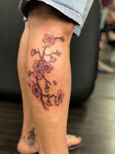 Explore skull and crossbones tattoo ideas, creative tattoo ideas in Twentynine Palms, available at Hilltop Tattoo Company
