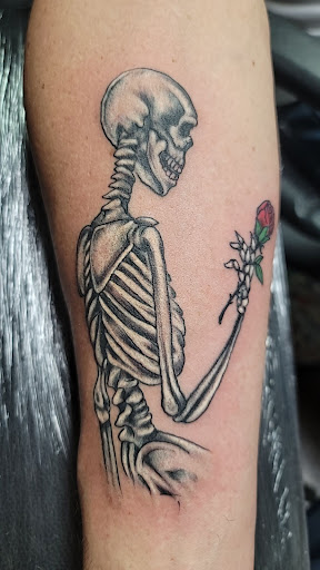 Explore semicolon butterfly tattoo ideas, creative tattoo ideas in Lawrenceburg, available at Yellow Rose Tattoo