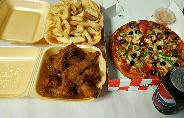 Hot Pizza & Crunchy Chicken