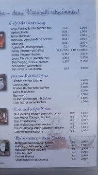 Menu / carte de Bensersiel Fisch und Meer à Esens