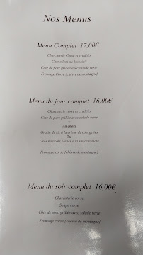 Restaurant Restaurant Trois Fourchettes à Cervione - menu / carte