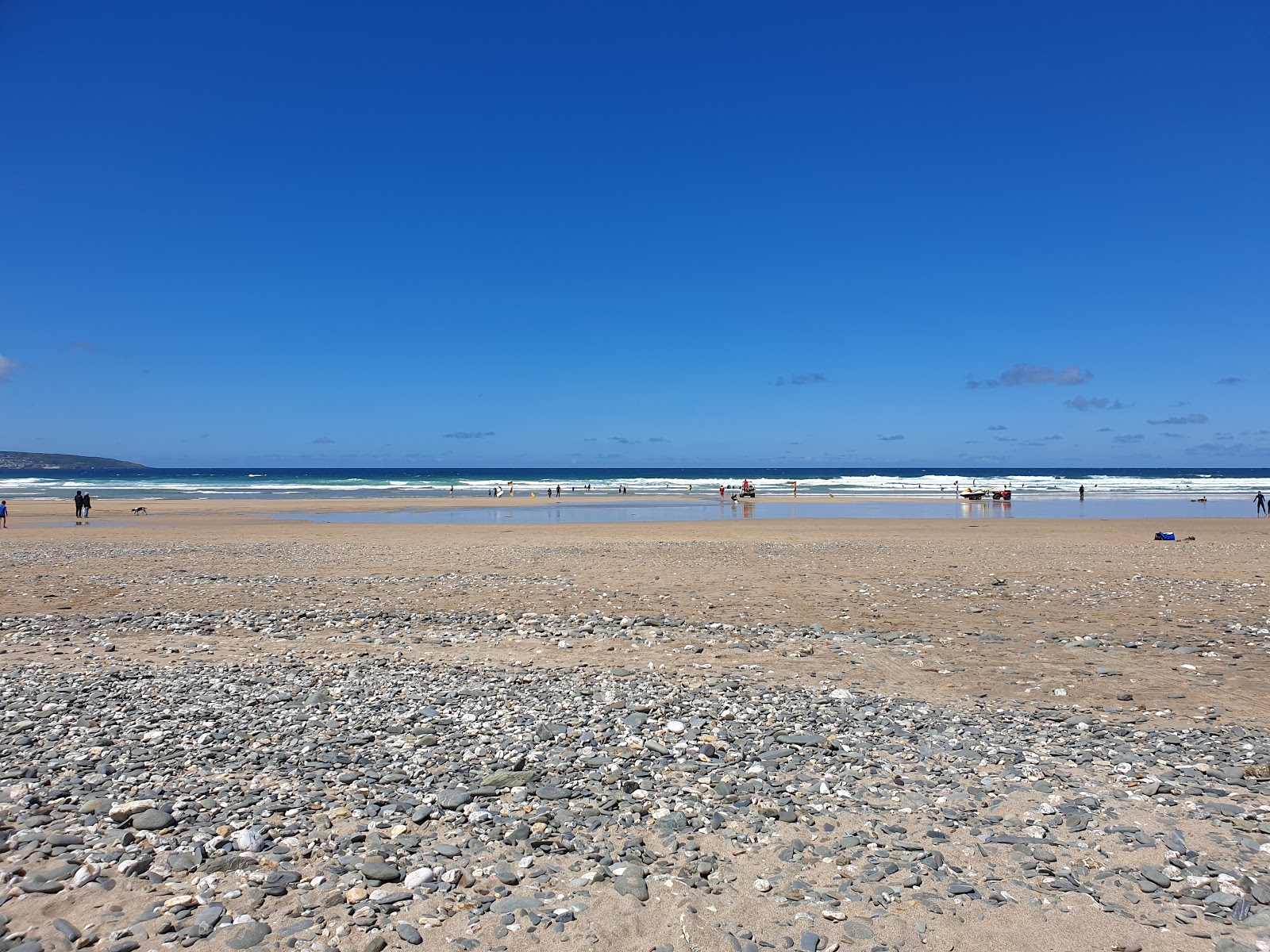 Foto af Gwithian beach med høj niveau af renlighed