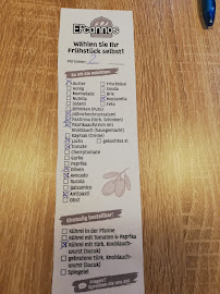 Menu du Efcannos Feinkost & Catering à Peine